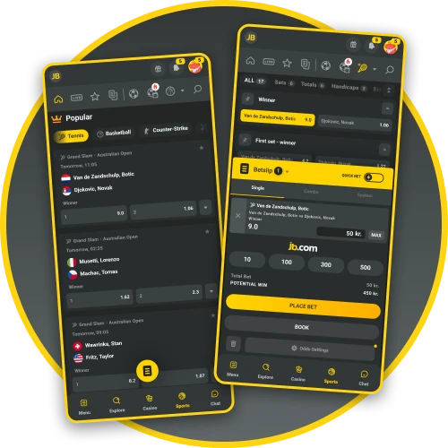 Enjoy instant access to betting markets as key Benefits of JB App.