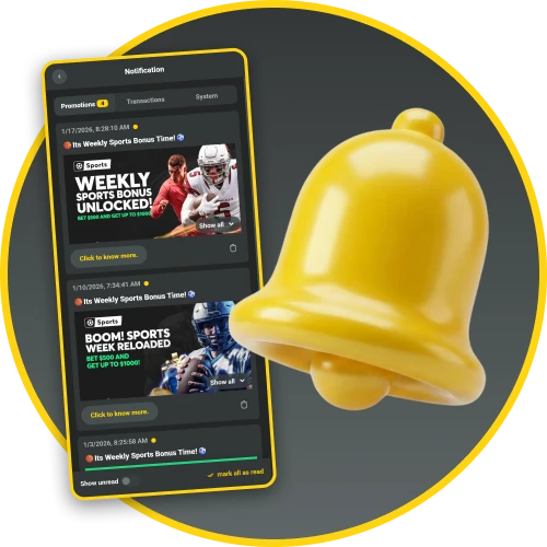 Receive live push notifications as part of JB App Benefits.