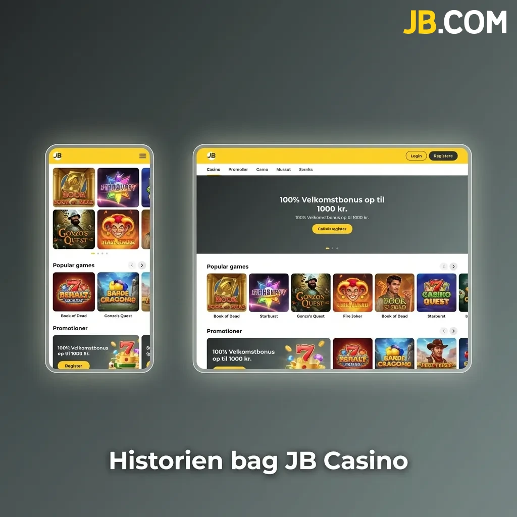 JB Casino's logo and interface showcasing the Malta-licensed online gaming platform founded by Johan Bergström in 2019