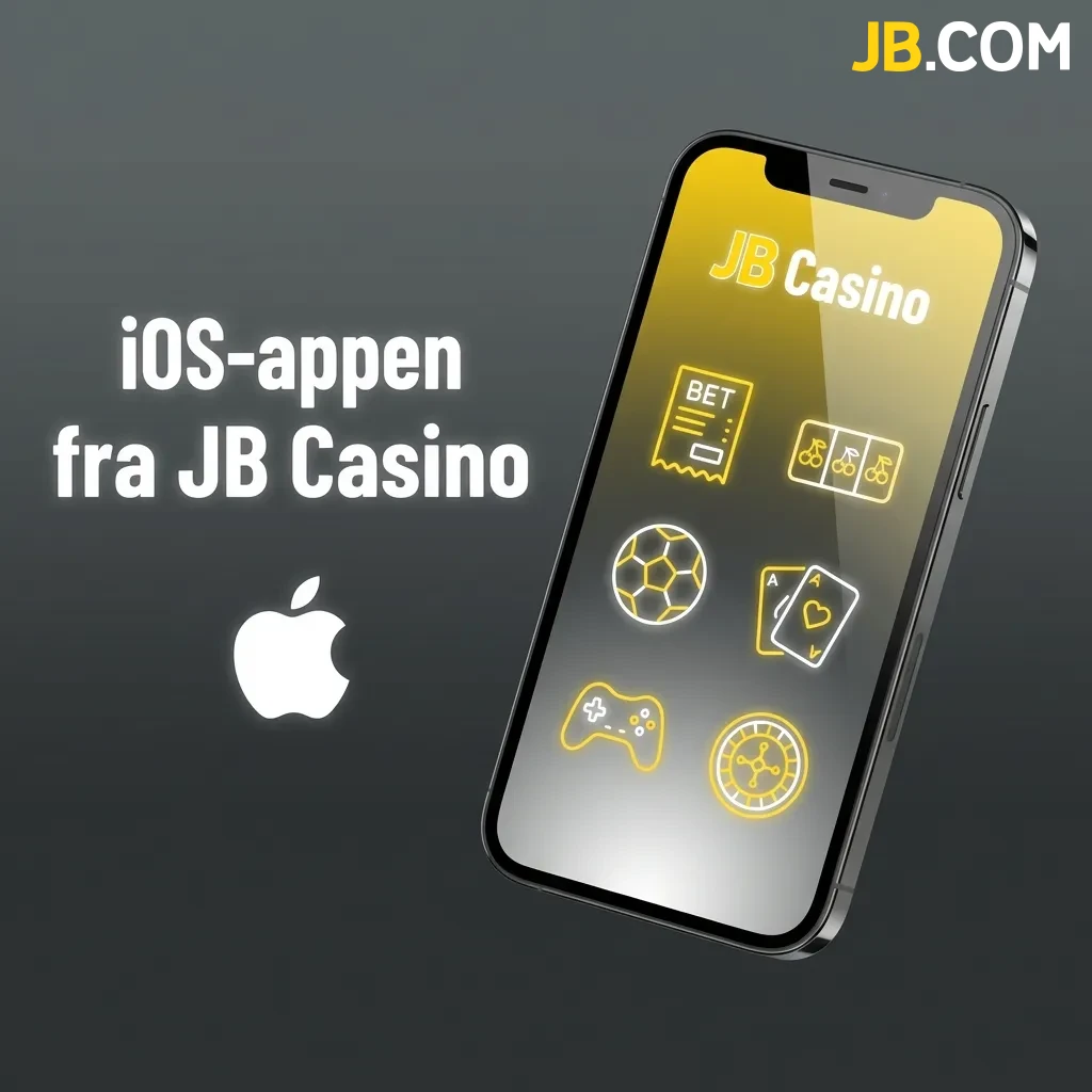 JB Casino iOS app interface showing casino games and sports betting options on iPhone and iPad devices