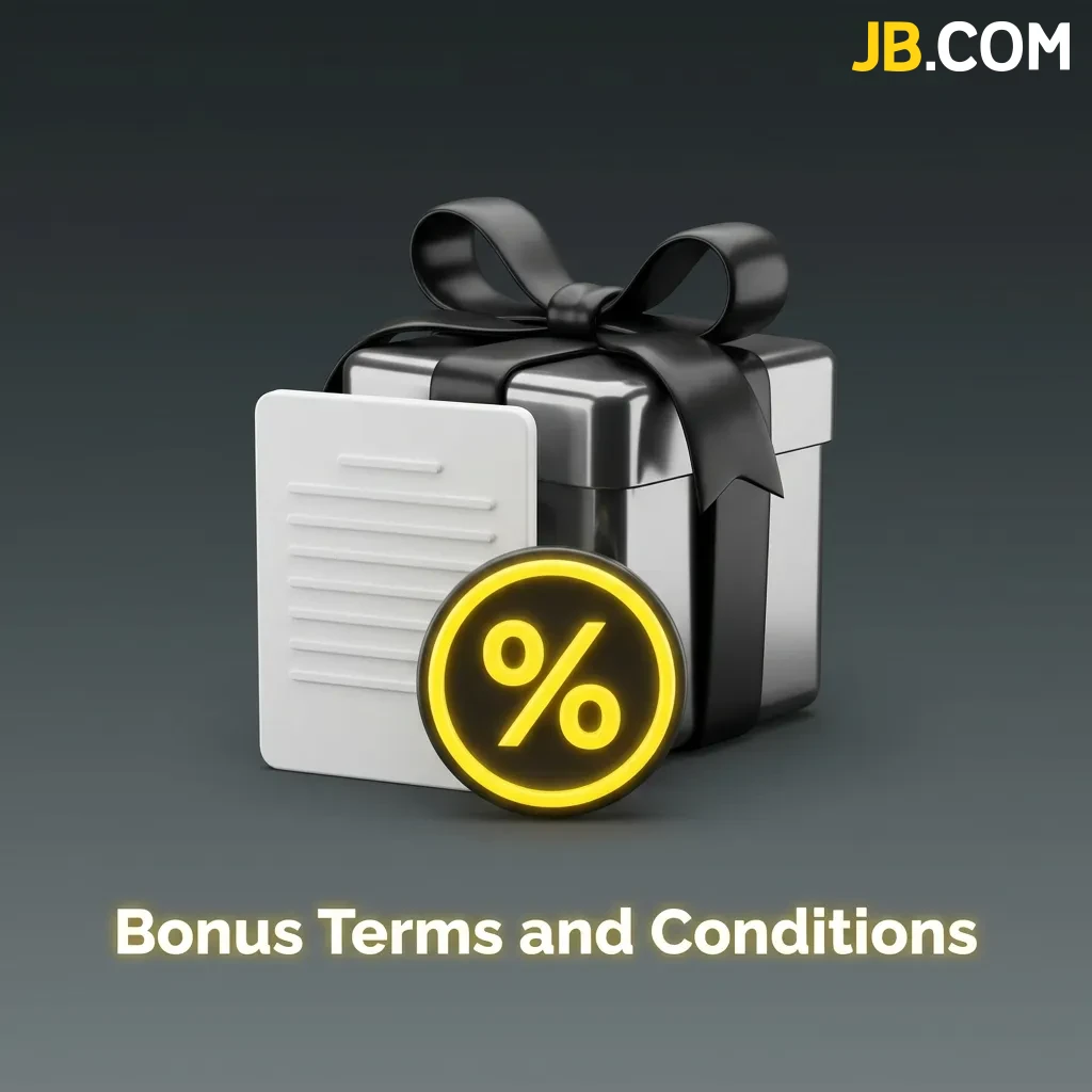 JB Casino bonus terms overview showing wagering requirements, eligibility, limits, and withdrawal conditions.