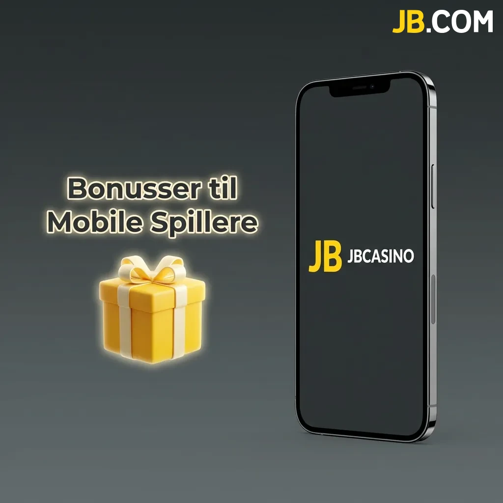 JB Casino mobile app bonuses including welcome package, deposit bonus, and free bet offers for Danish players