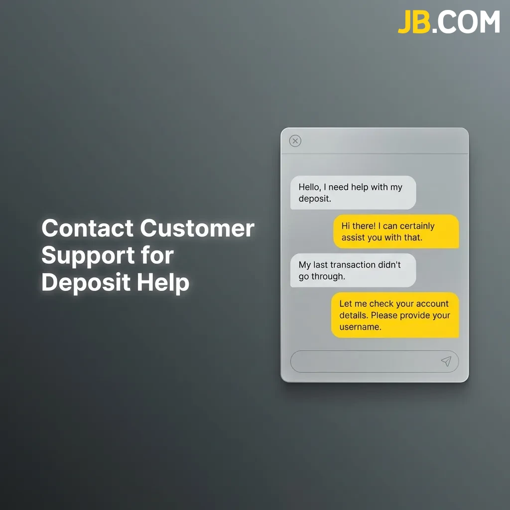 Customer support options for JB Casino deposit help including live chat, email, Telegram, and WhatsApp contact methods