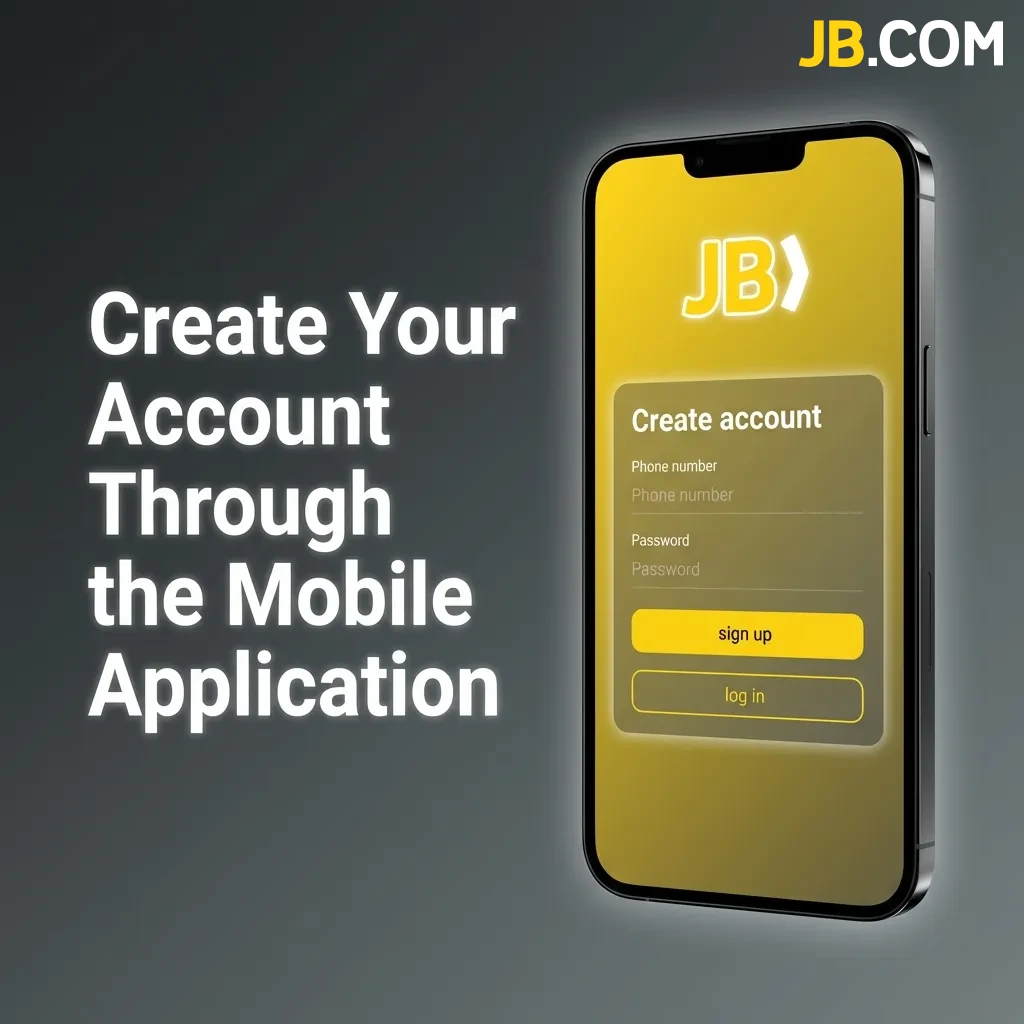 Mobile app registration screen showing sign-up button and form fields for creating a betting account