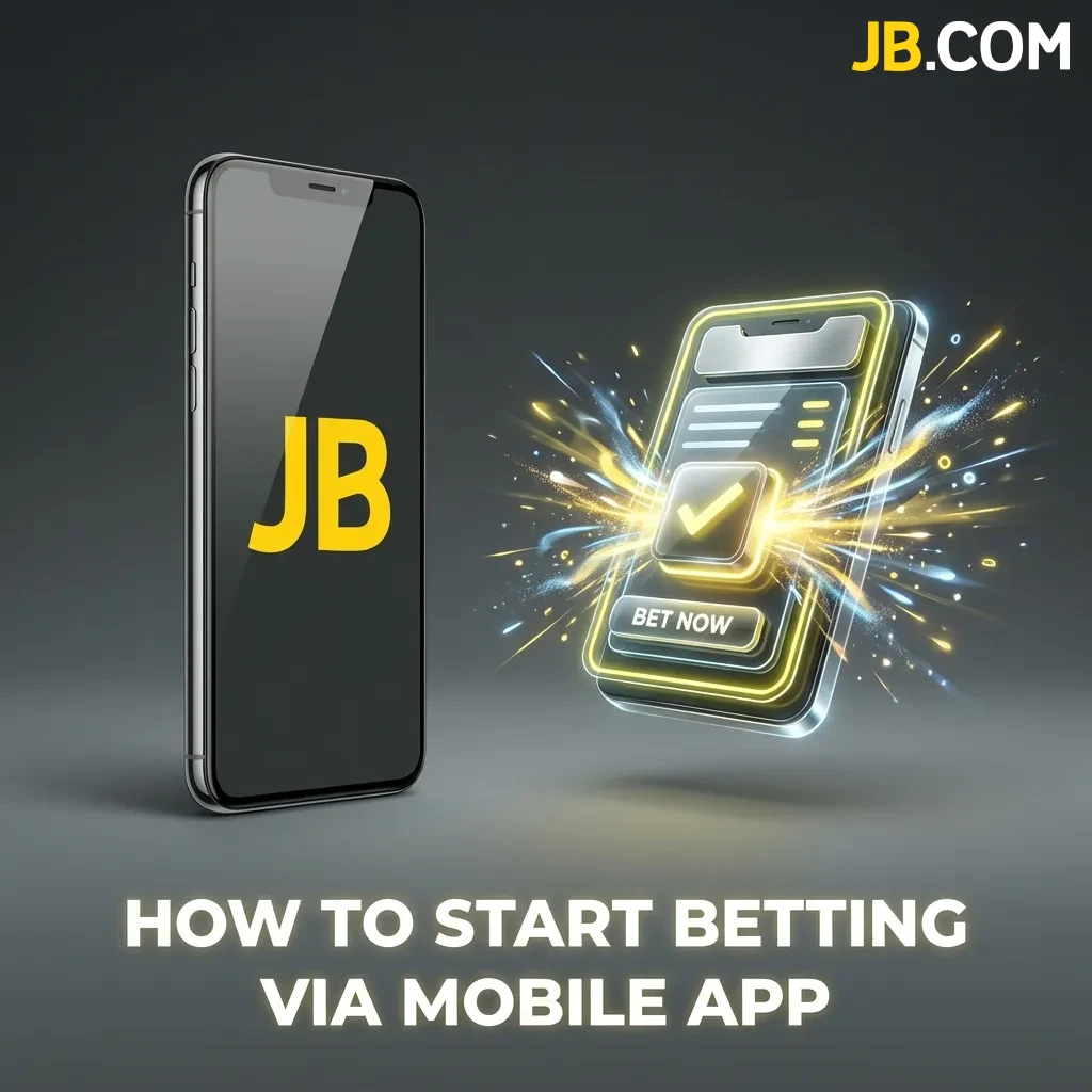 Mobile phone displaying JB Casino sports betting app interface with bet slip and place bet button