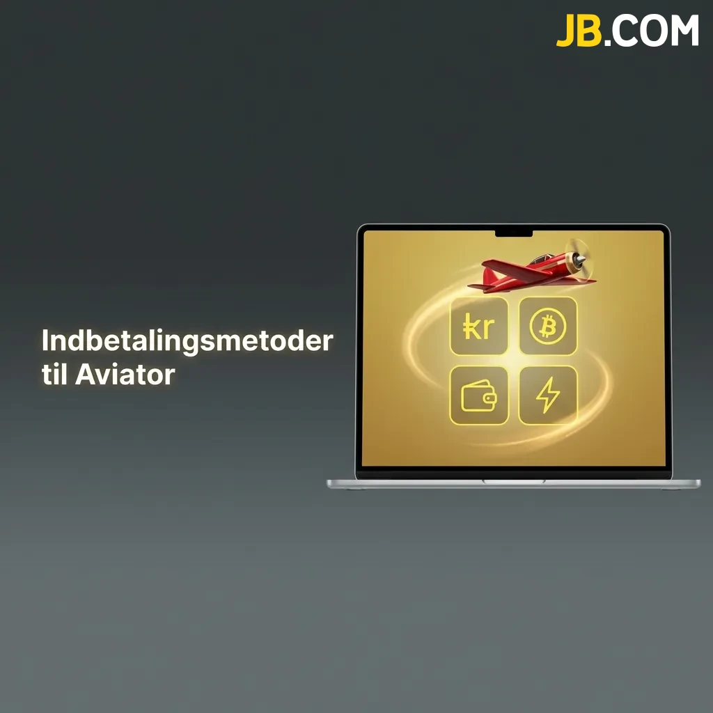 Various payment method icons including cards, mobile payment, e-wallets, and cryptocurrency for JB Casino Aviator deposits