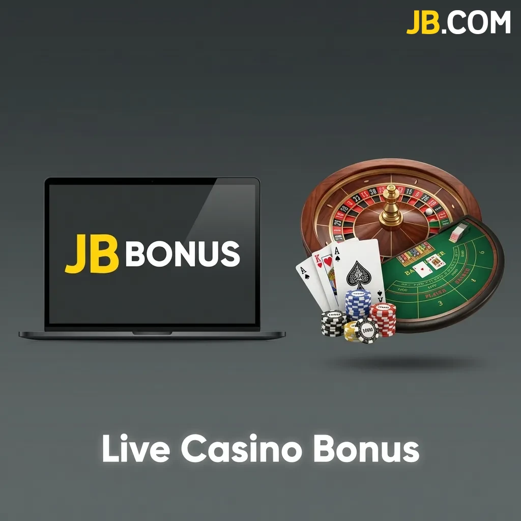Live casino bonus offering 100% match up to 40,000 DKK for roulette, blackjack, baccarat, and live game shows