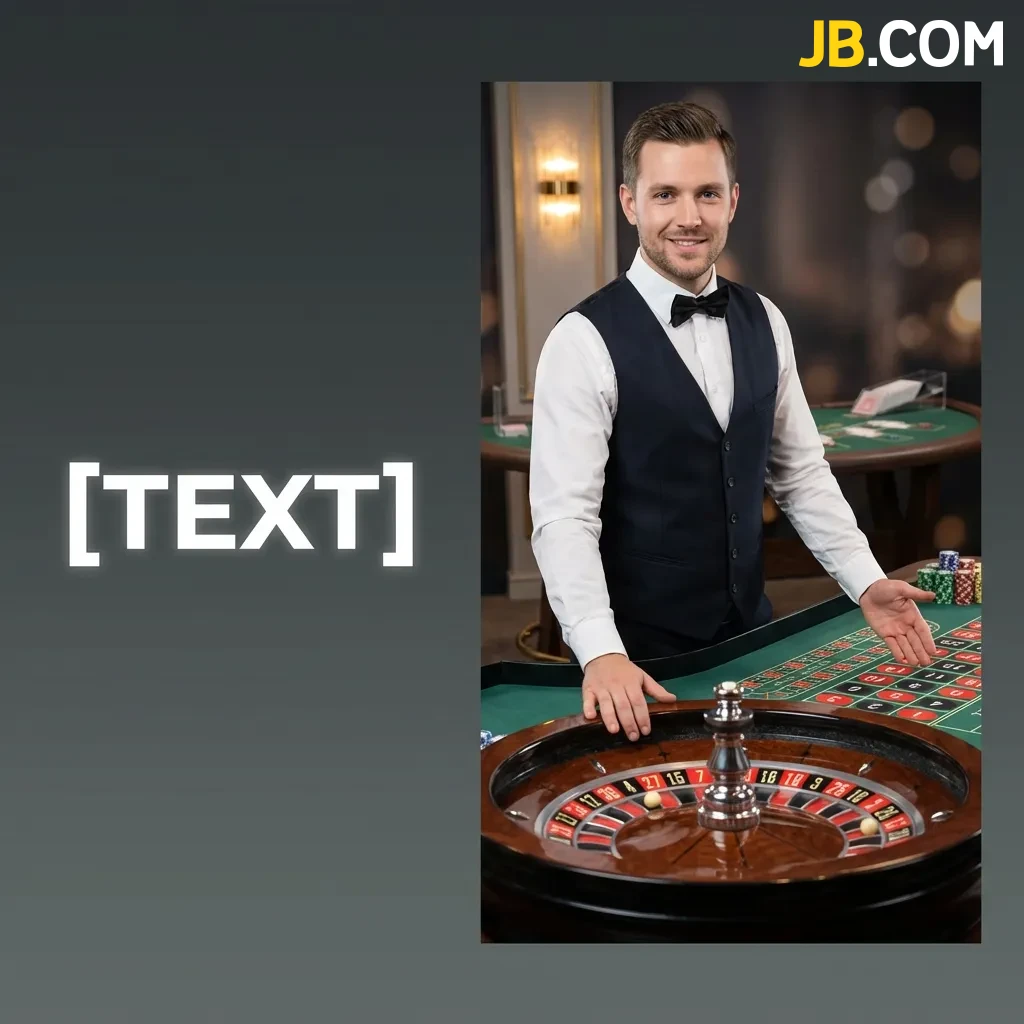 Professional dealer at live casino table with cards and roulette wheel in HD studio setting