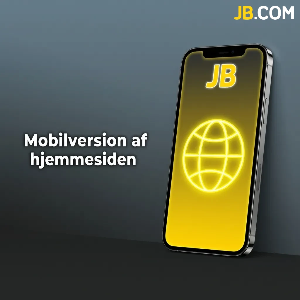 JB Casino mobile website displaying casino games on smartphone and tablet devices