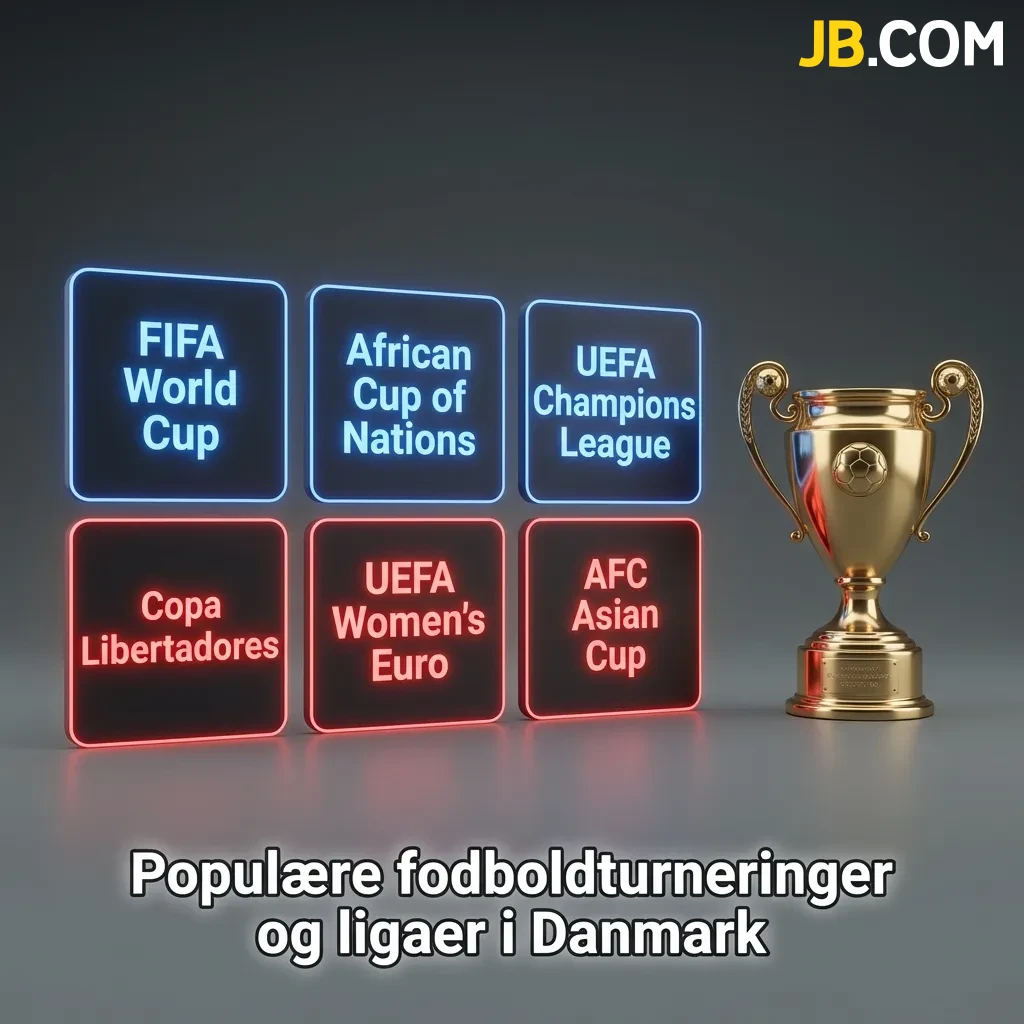 Danish football betting showing international tournaments like FIFA World Cup, Champions League, and local Superliga matches