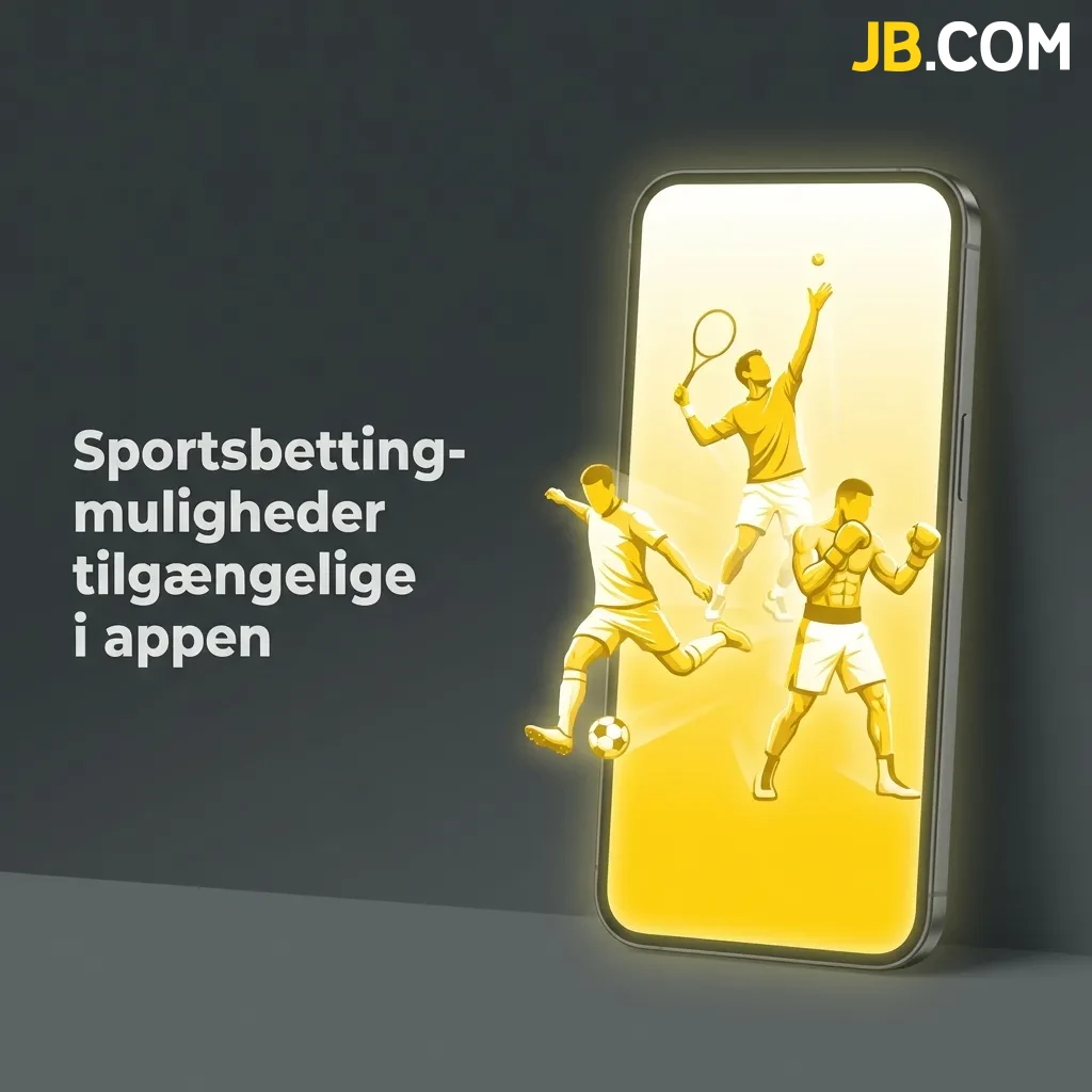 JB Casino app displaying sports betting options including football, basketball, tennis, and various international leagues