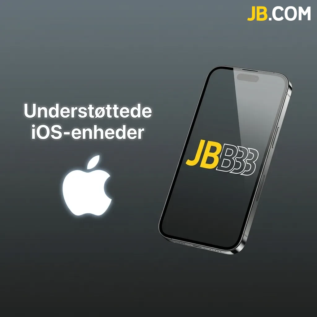 Liste over kompatible Apple-enheder for JB Casino-appen, inkluderer iPhone- og iPad-modeller