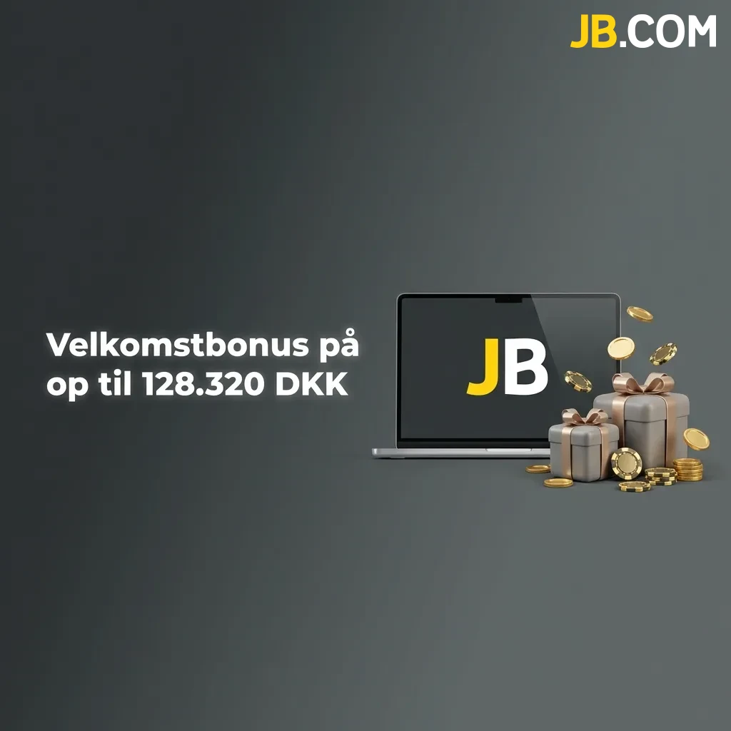 Danish casino welcome bonus offer showing 128,320 DKK maximum match bonus with 35x wagering requirements