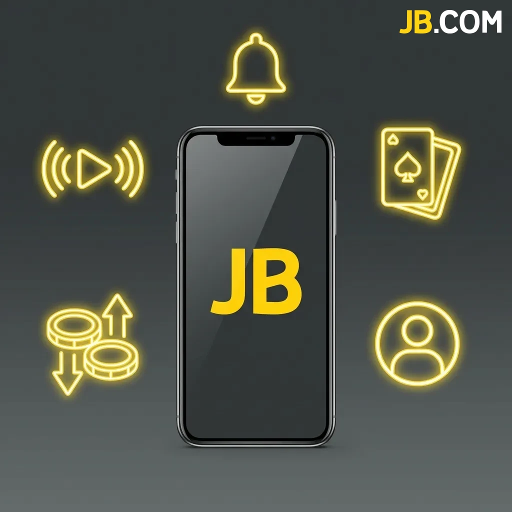 JB Casino mobile app interface showing cryptocurrency payment options, casino games, and sports betting features