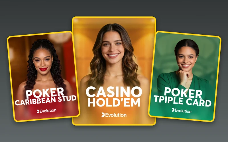 Experience live poker tables streaming at JB Live Casino.