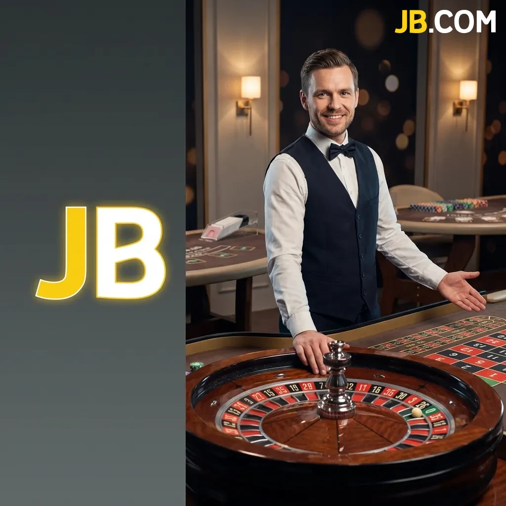 Live casino games with real dealers streaming blackjack, roulette, baccarat, and game shows at JB Casino