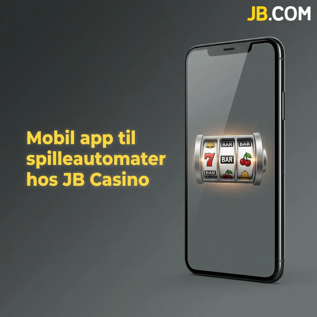 JB Casino mobile app interface showing slot games menu with filters and game categories on smartphone screen