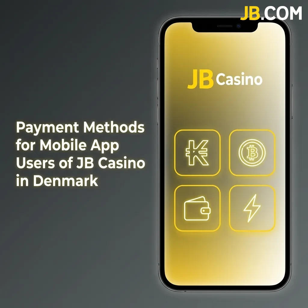 JB Casino payment options for Danish mobile users including MobilePay, Dankort, Visa, and other popular methods