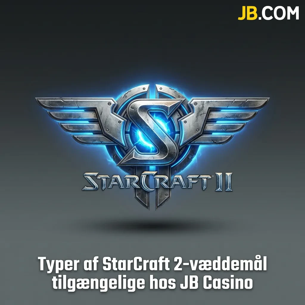 StarCraft 2 betting options at JB Casino including match winner, map winner, handicap, and live betting markets