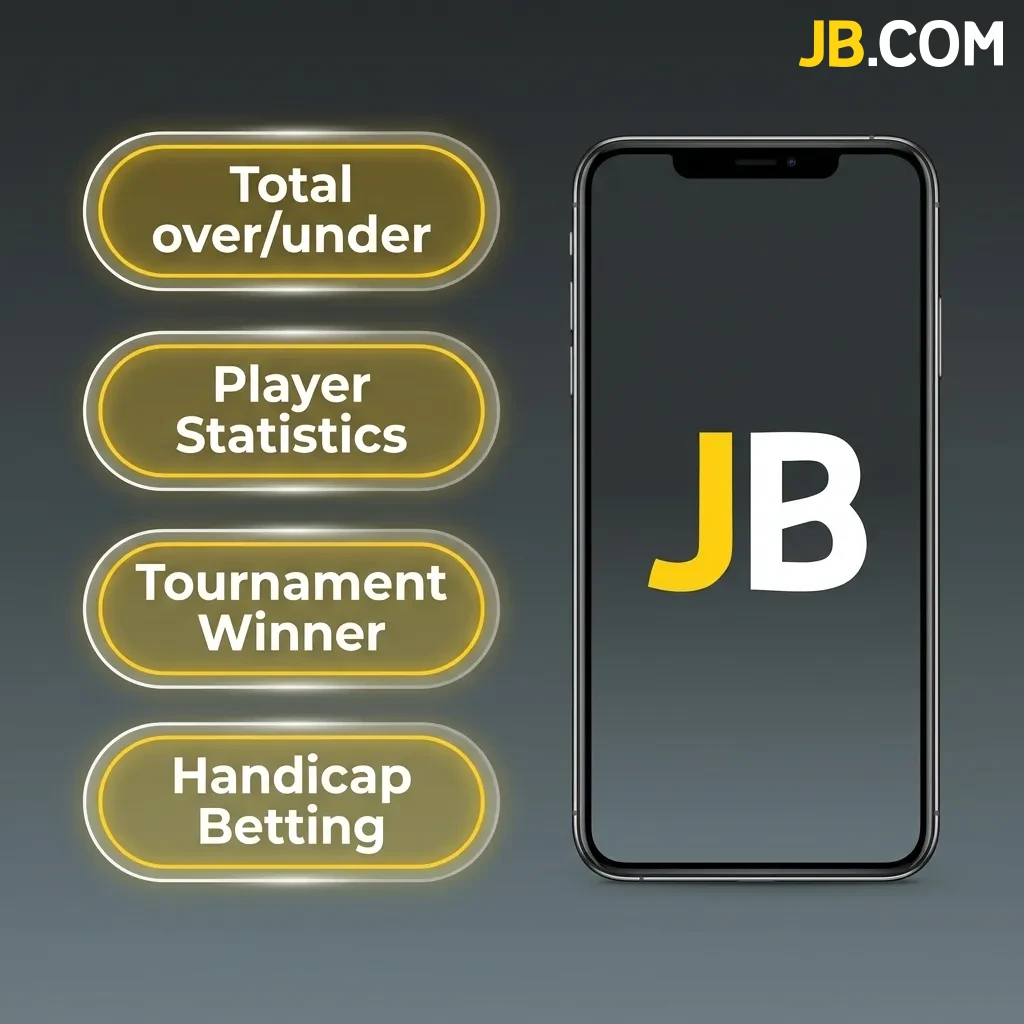 Typer af væddemål tilgængelige i JB Casinos app