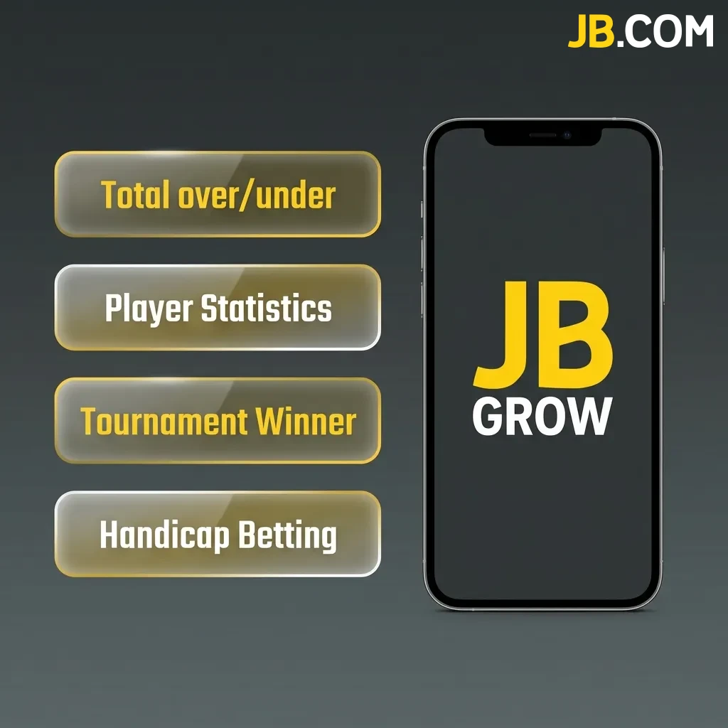 JB Casino betting types interface showing single bet, accumulator, treble, system, handicap and over/under options