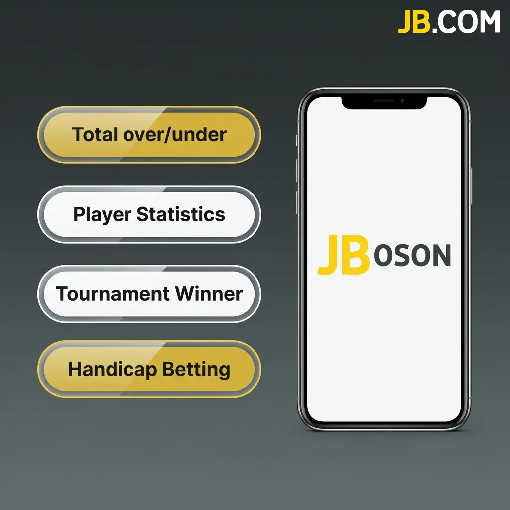 JB Casino app betting options: single, accumulator, system, handicap, and over/under bets displayed on screen.