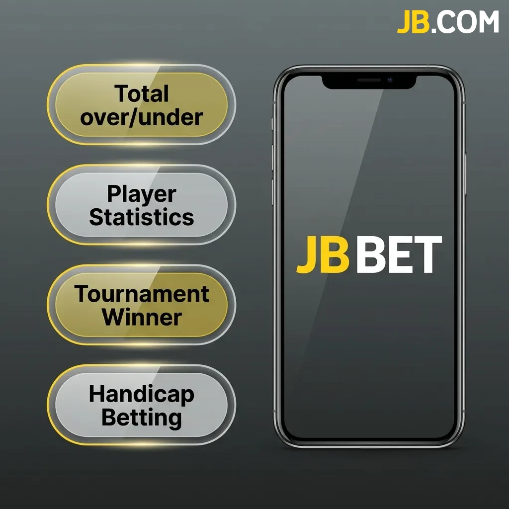 JB Casino app showing various betting options including single, accumulator, system, handicap, and over/under bets
