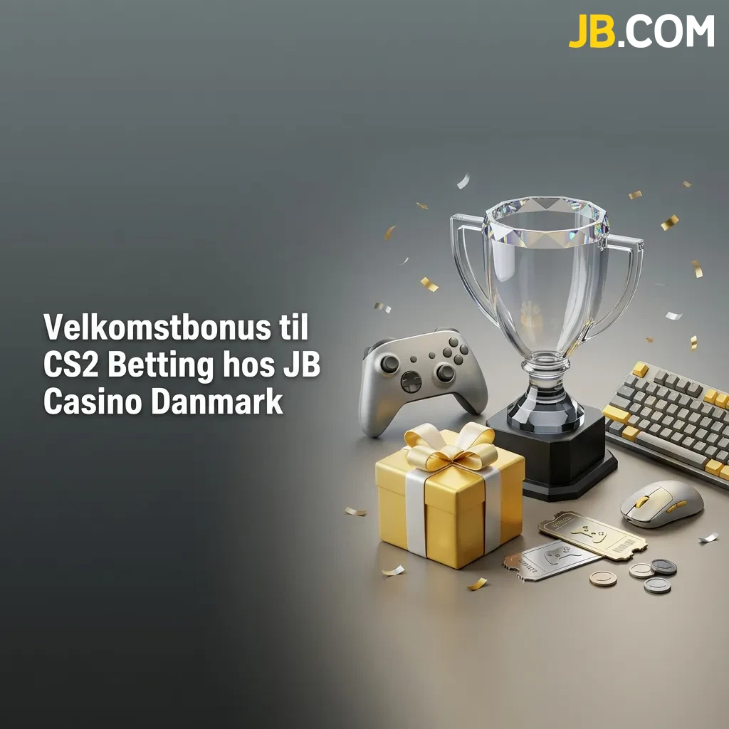 JB Casino Denmark welcome bonus up to 128,320 DKK for CS2 betting with registration and deposit steps illustrated