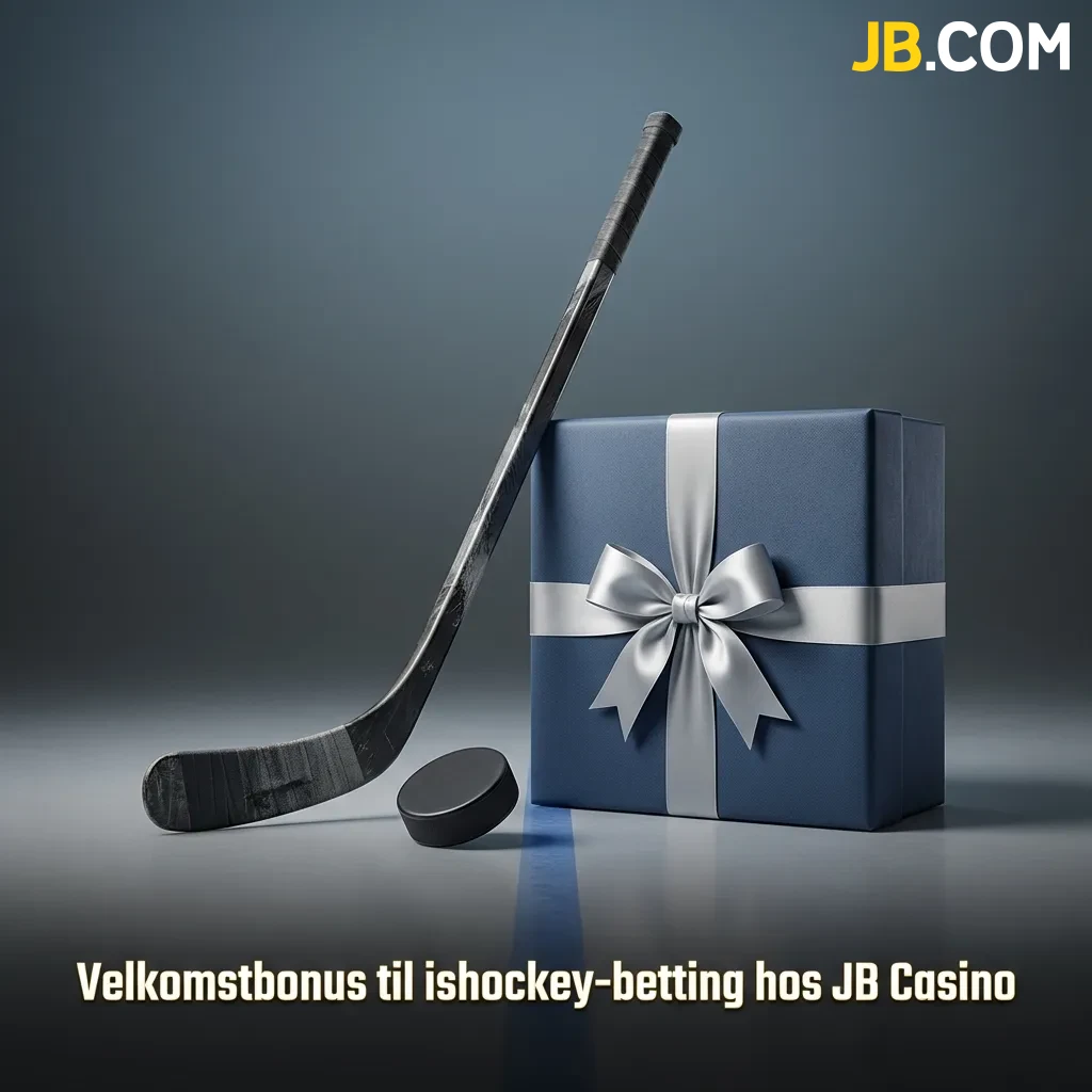 JB Casino welcome bonus offer: 100% match bonus up to 1,500 kr for sports betting including hockey markets