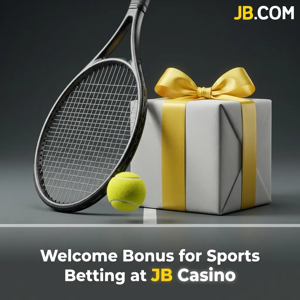 New players at JB Casino celebrating welcome bonus for sports betting including tennis markets and promotions.