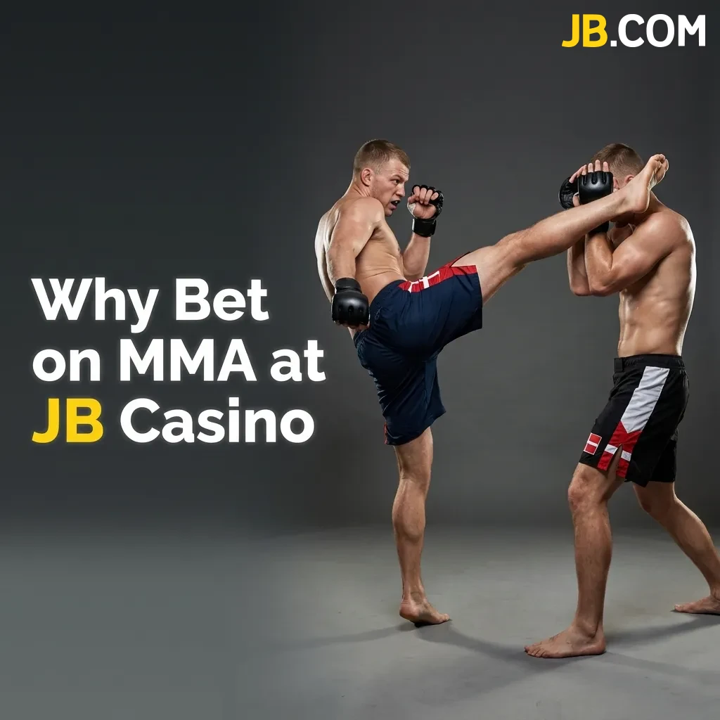 JB Casino MMA betting interface showing live odds, fight markets, and Danish payment options for UFC and Bellator events