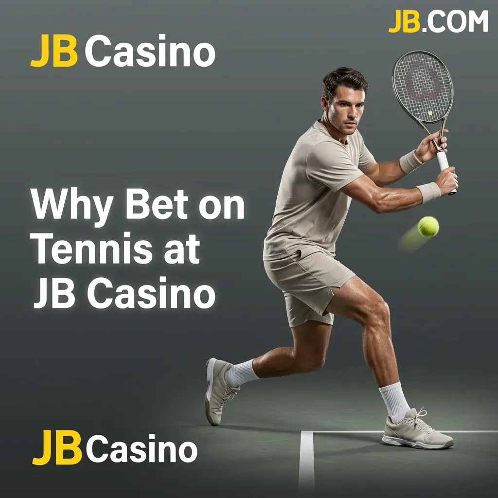Tennis betting interface at JB Casino showing live odds, Grand Slam markets, and mobile-friendly design for Danish players