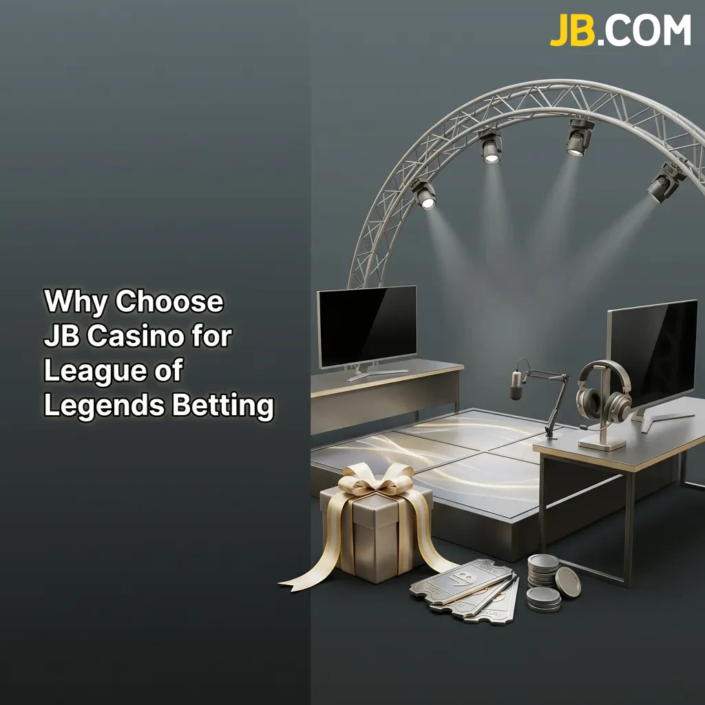 JB Casino platform for League of Legends betting showing bonuses, payment options, and mobile app for Danish players